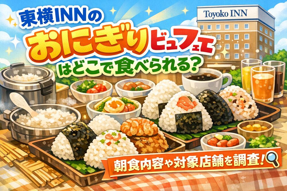 東横INNのおにぎりビュッフェ