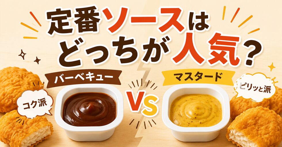 定番ソースはどっちが人気？