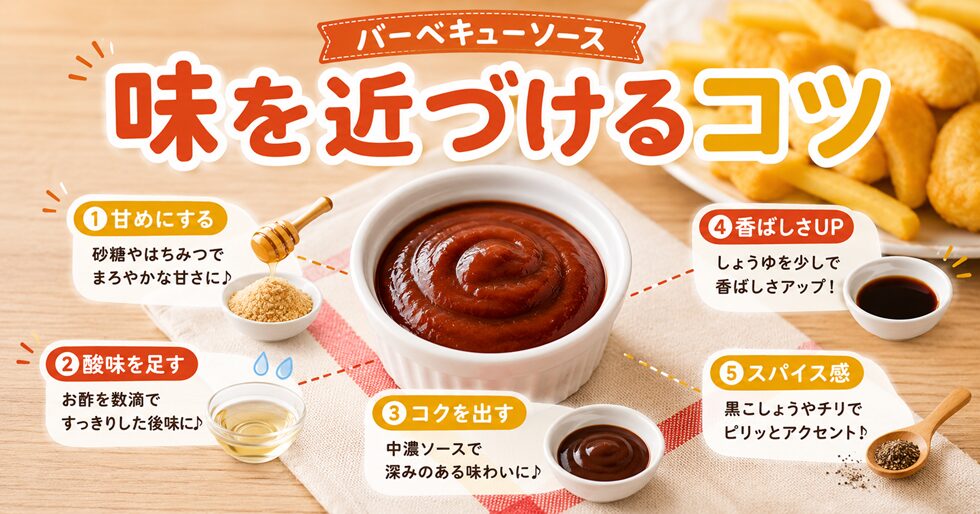味を近づけるコツ