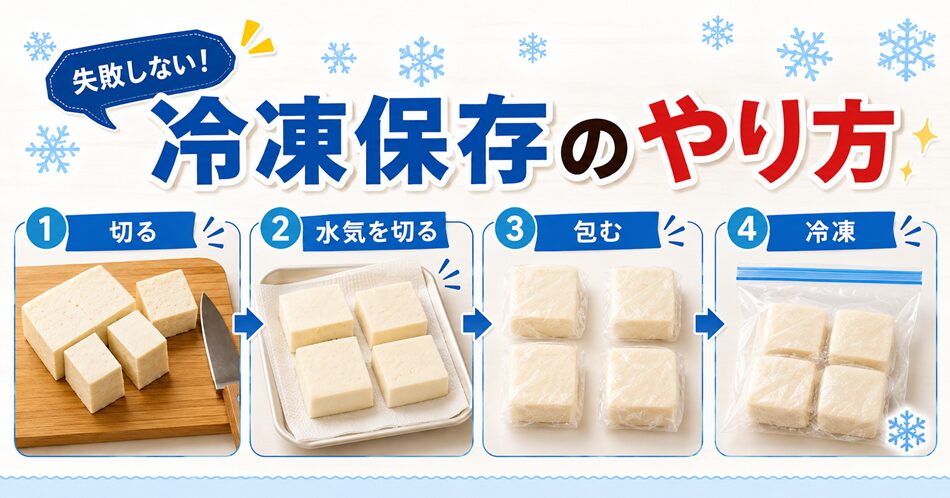 失敗しない！冷凍保存のやり方