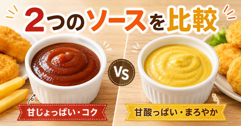 2つのソースを比較