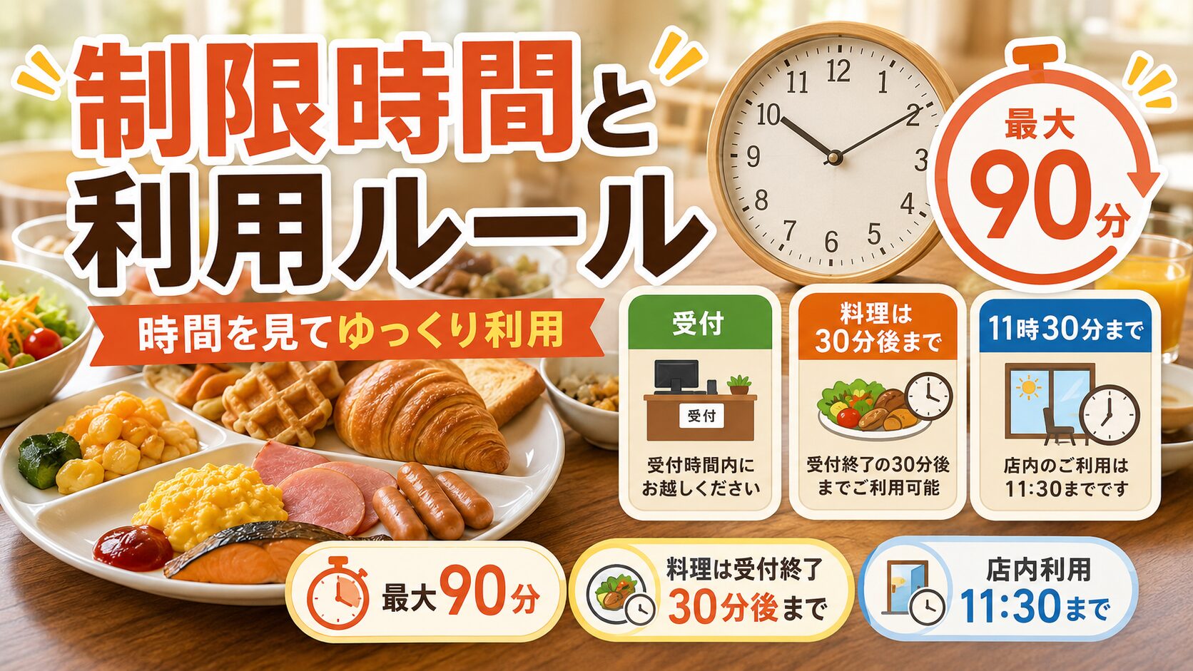 制限時間と利用ルール