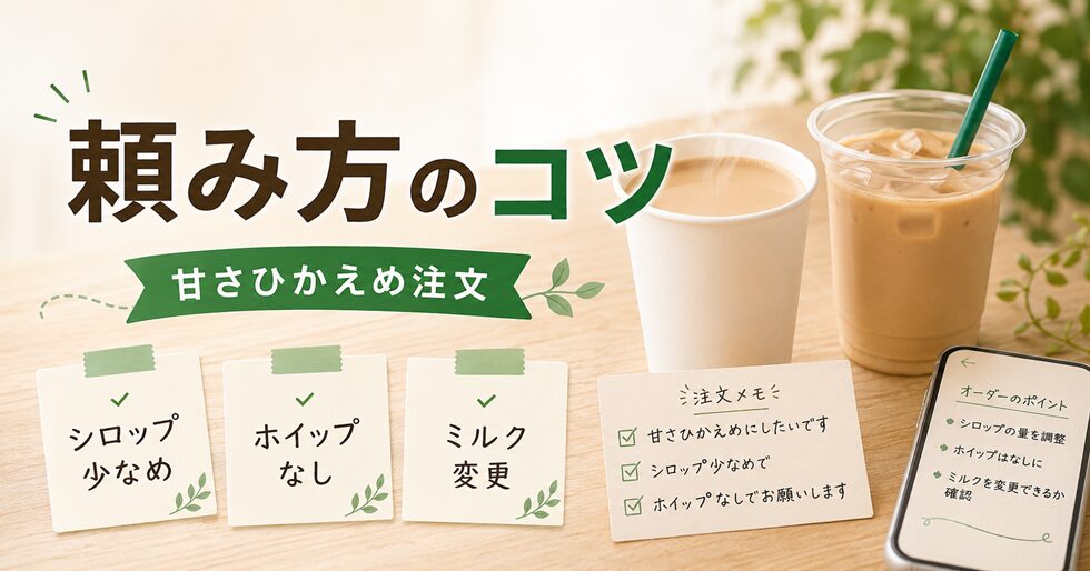 甘くないカスタムの頼み方