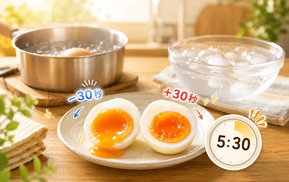 5分30秒でうまくいかない時の調整