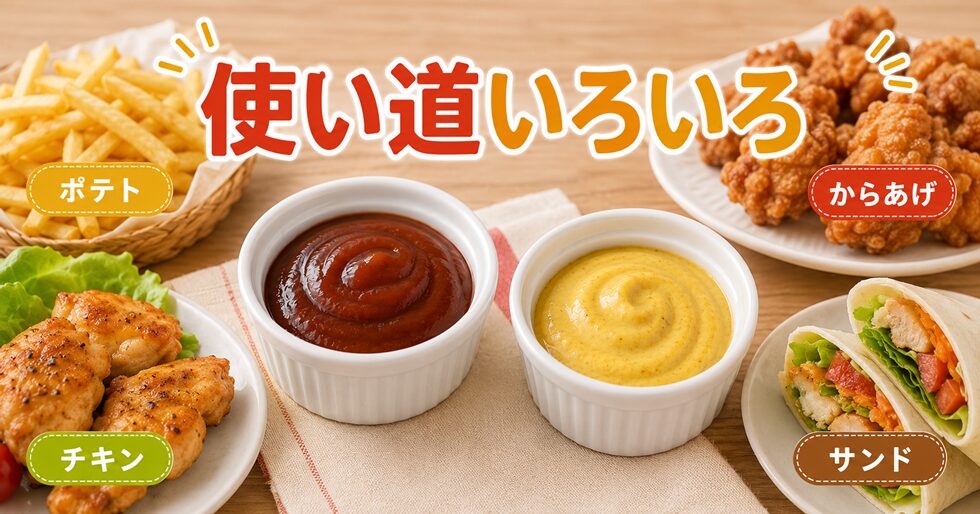 手作りナゲットソースの使い道