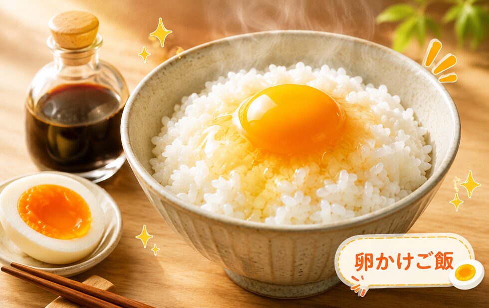 番組で話題になった卵かけご飯