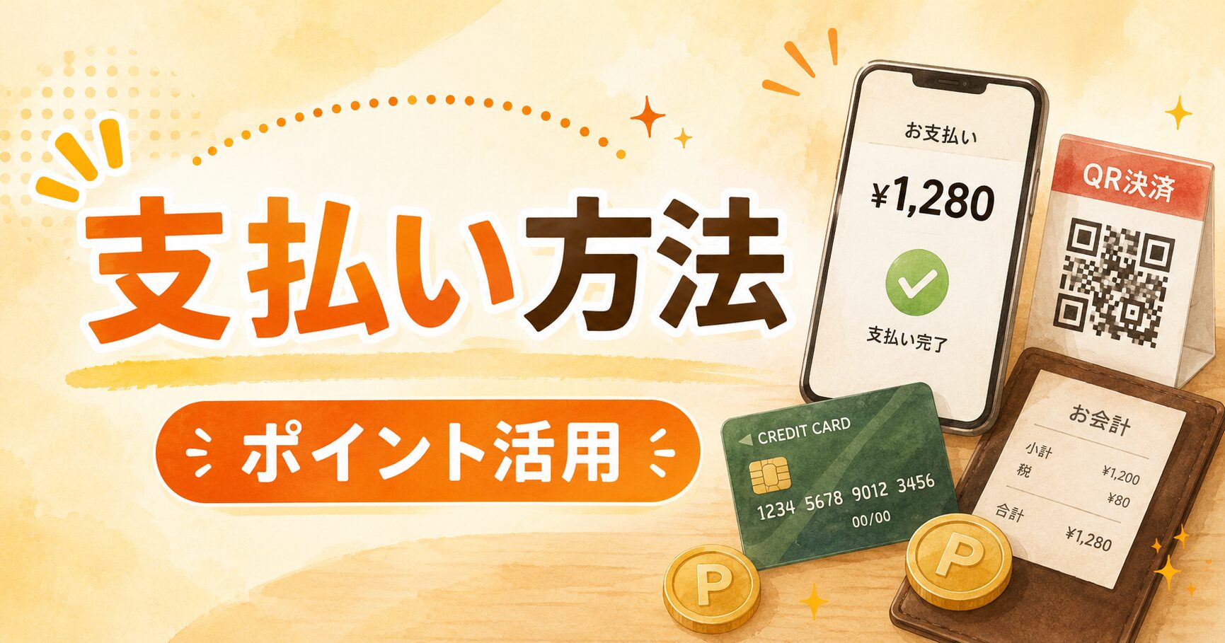 支払い方法でもお得に