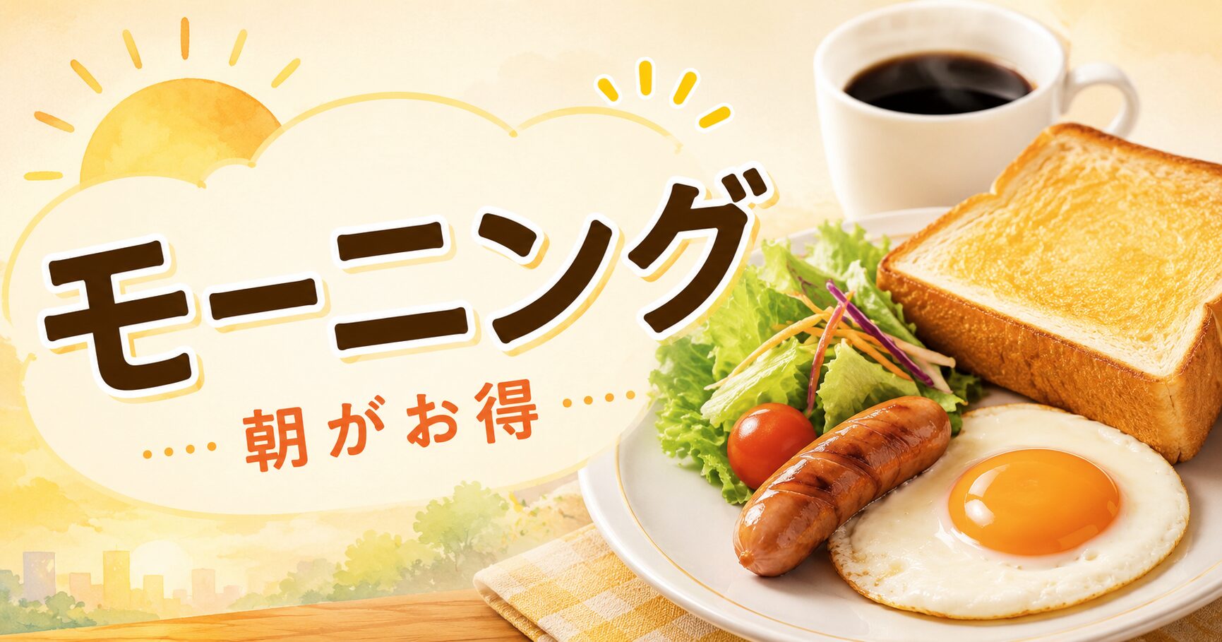 モーニングもコスパが良い