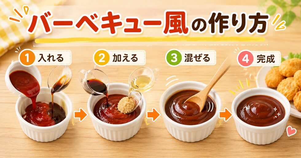 バーベキューソース風の作り方