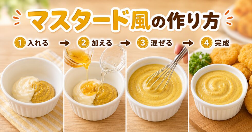 マスタードソース風の作り方
