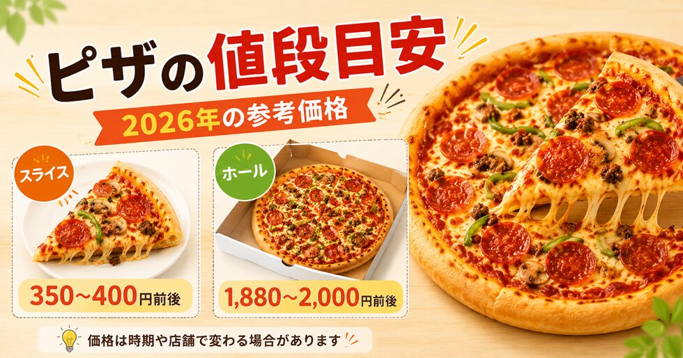 歴代ピザの値段目安