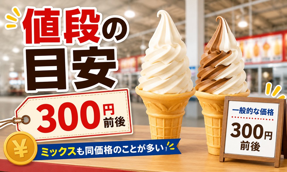 ソフトクリームの値段