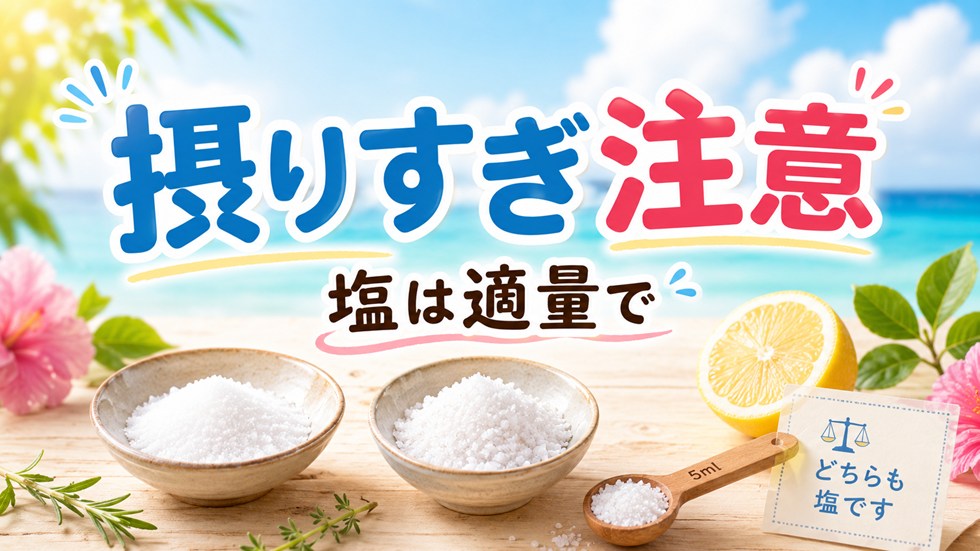 塩は摂りすぎに注意