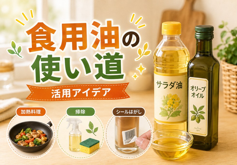 賞味期限切れの食用油の使い道