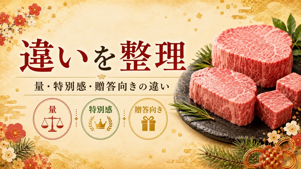 量・特別感・贈答向きの違いを分かりやすく整理