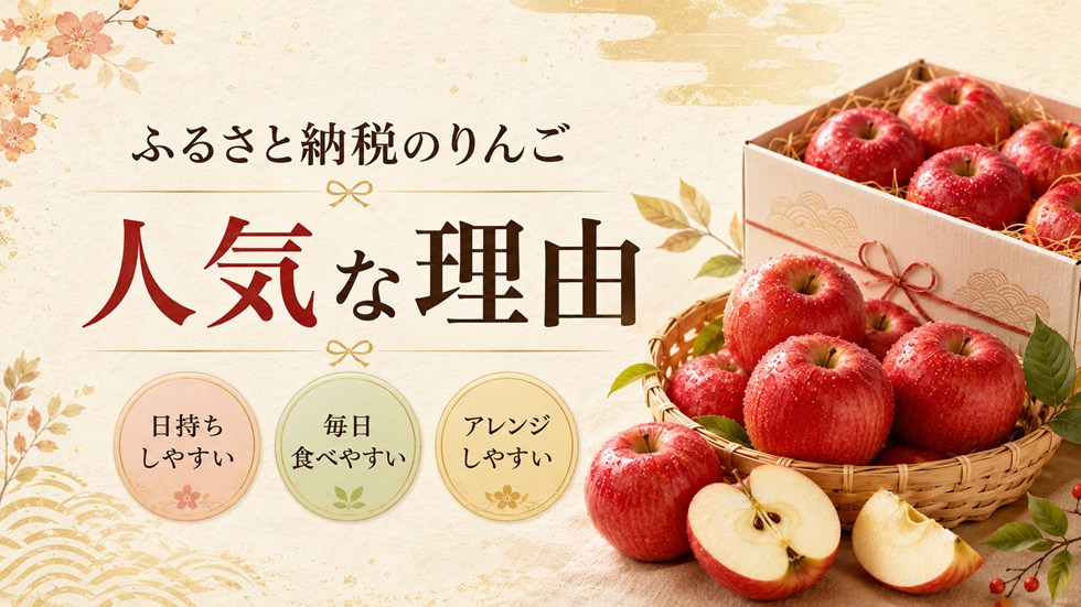 ふるさと納税でりんご返礼品が人気な理由