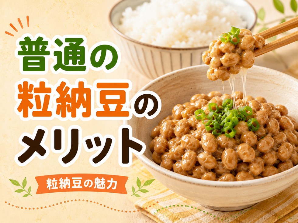 普通の粒納豆のメリット