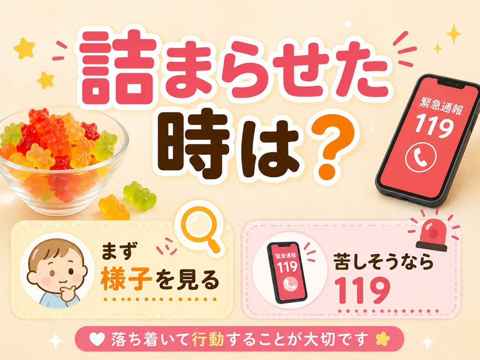 もし詰まらせた時の考え方
