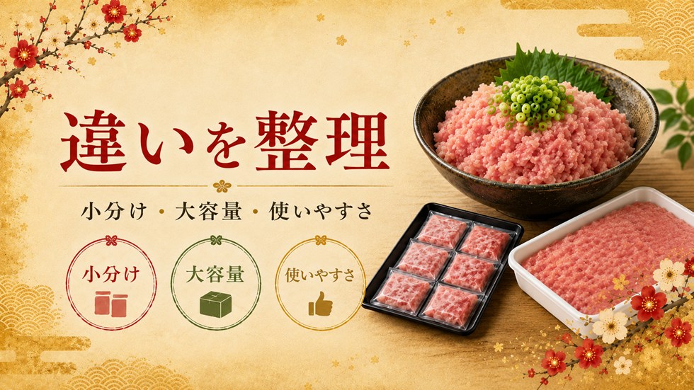 小分け・大容量・使いやすさの違いを分かりやすく整理