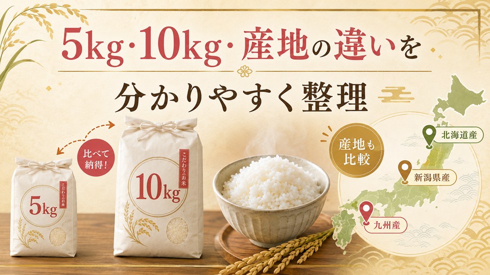 5kg・10kg・産地の違いを分かりやすく整理