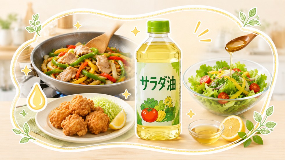 サラダ油とは？普段使い向きの万能油