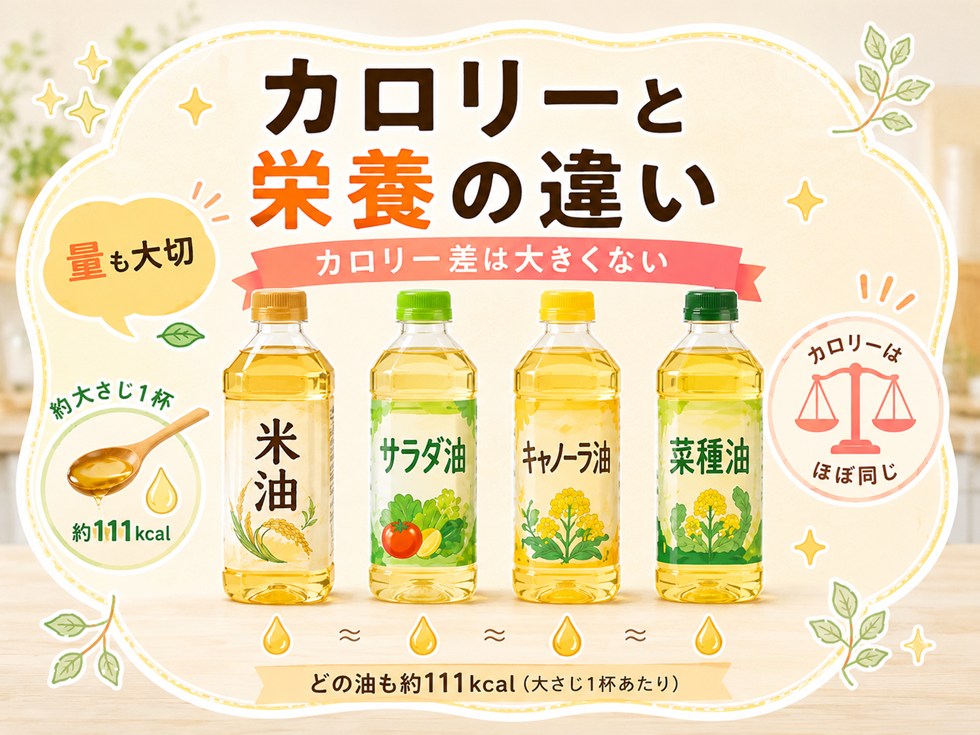 カロリーと栄養の違い