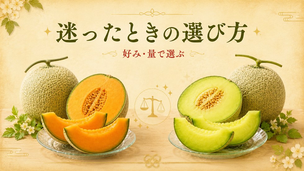 迷ったときの選び方(メロン)