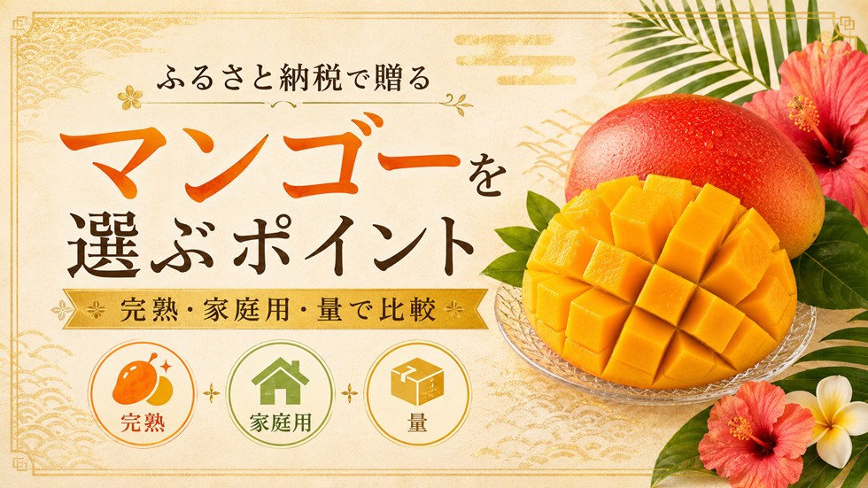 ふるさと納税のマンゴーを選ぶポイント
