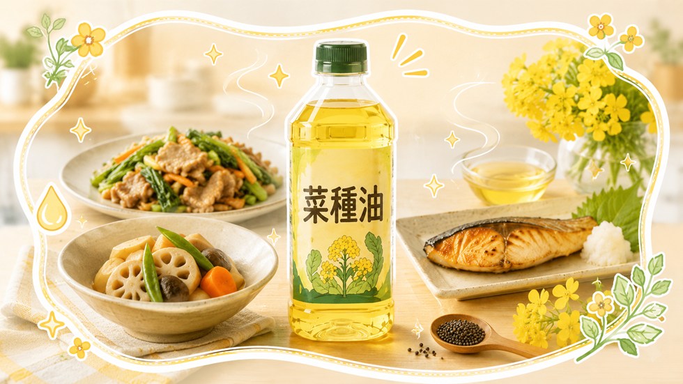 菜種油とは？商品差が出やすい油