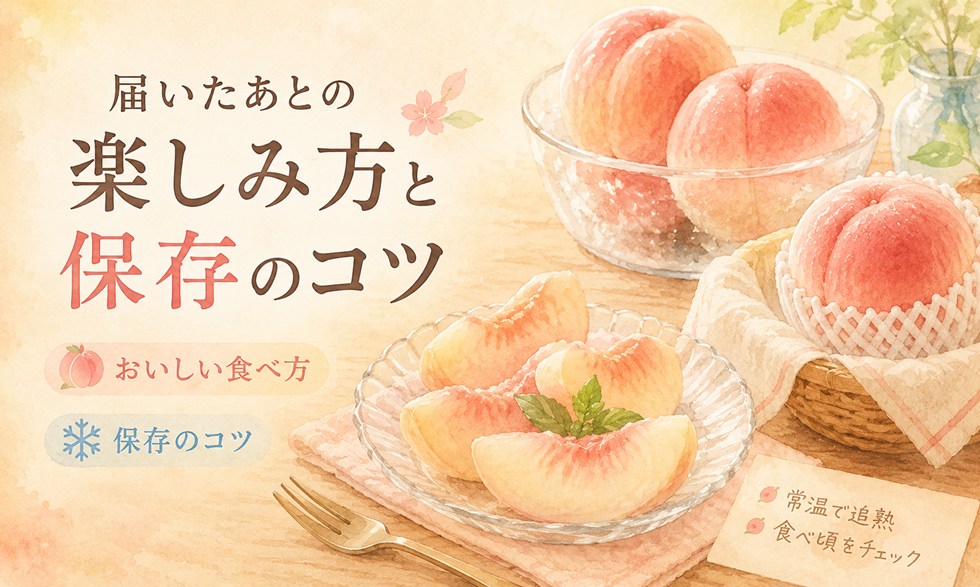 届いたあとの楽しみ方と保存のコツ