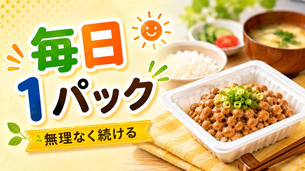 毎日納豆1パックを続けるなら
