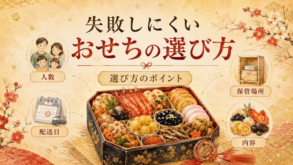失敗しにくいおせちの選び方