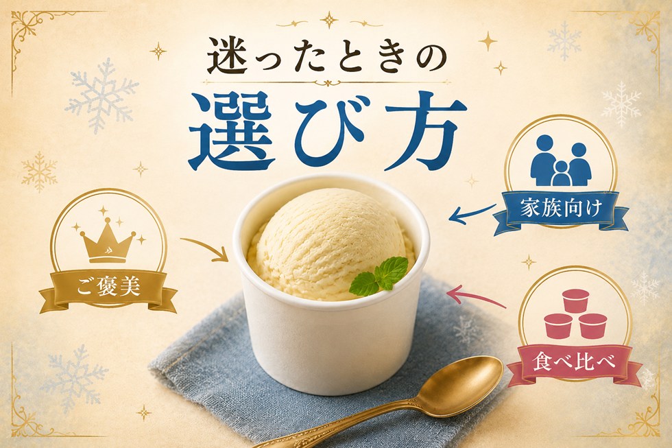 迷ったときの選び方（アイス）