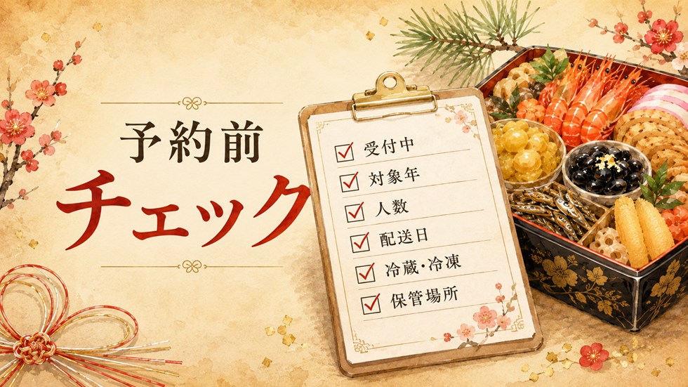 予約前チェックリスト