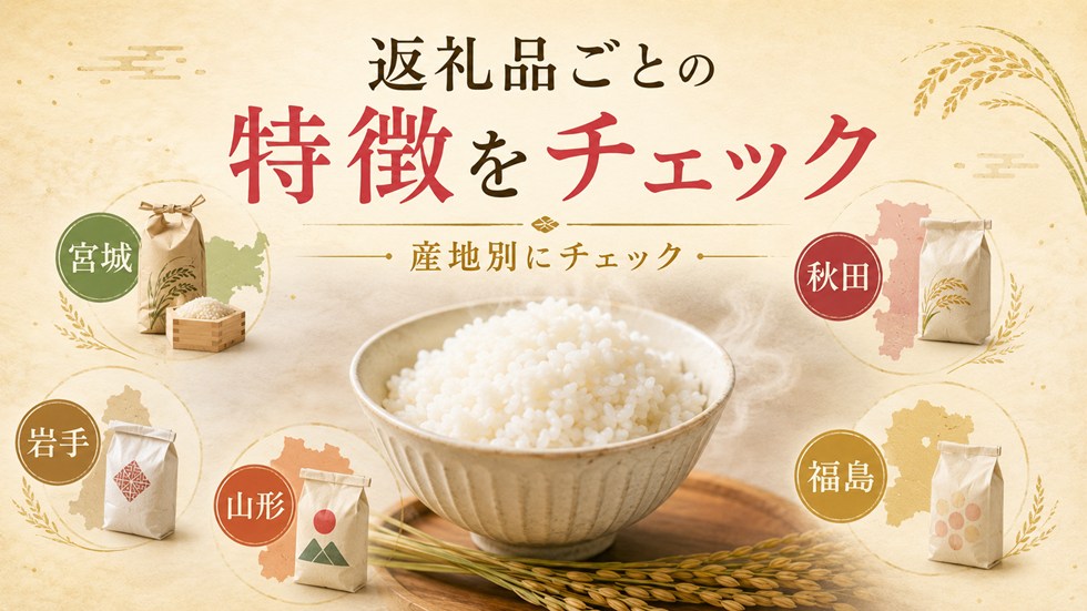 返礼品ごとの特徴をチェック