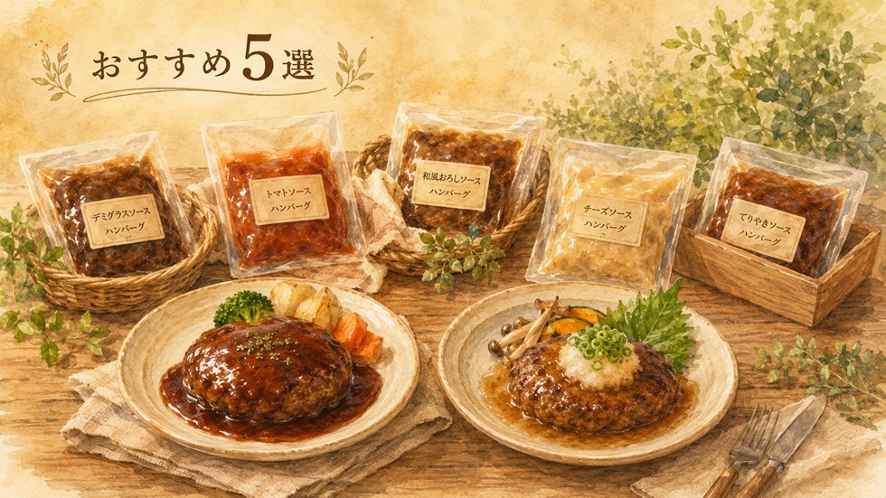 おすすめの湯せんハンバーグ返礼品5選を比較