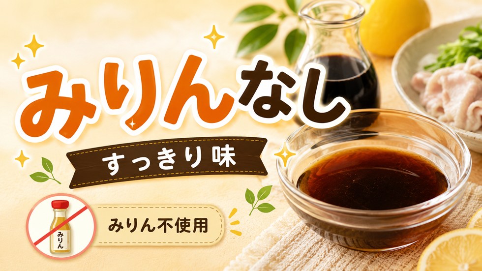 みりんなしで作る方法