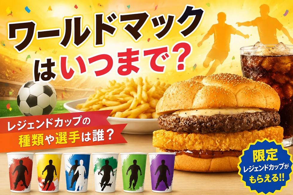 ワールドマックはいつまで？レジェンドカップの種類や選手は誰なのか調査！