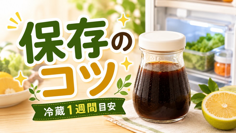 保存のルールと日持ちの目安
