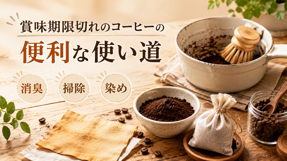 賞味期限切れのコーヒーの便利な使い道
