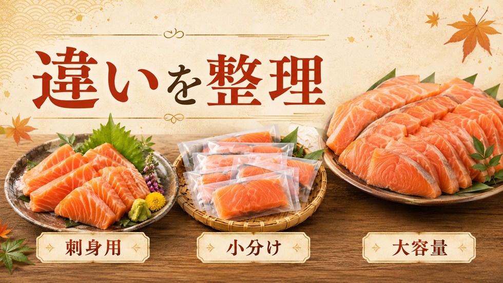 刺身用・小分け・大容量の違いを分かりやすく整理
