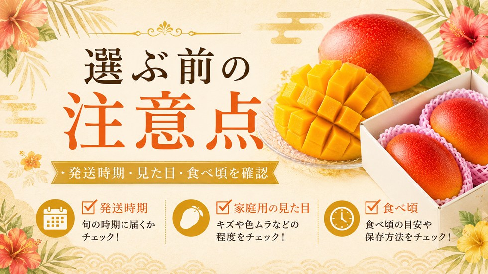 選ぶ前に知っておきたい注意点