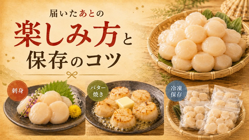 届いたあとの楽しみ方と保存のコツ