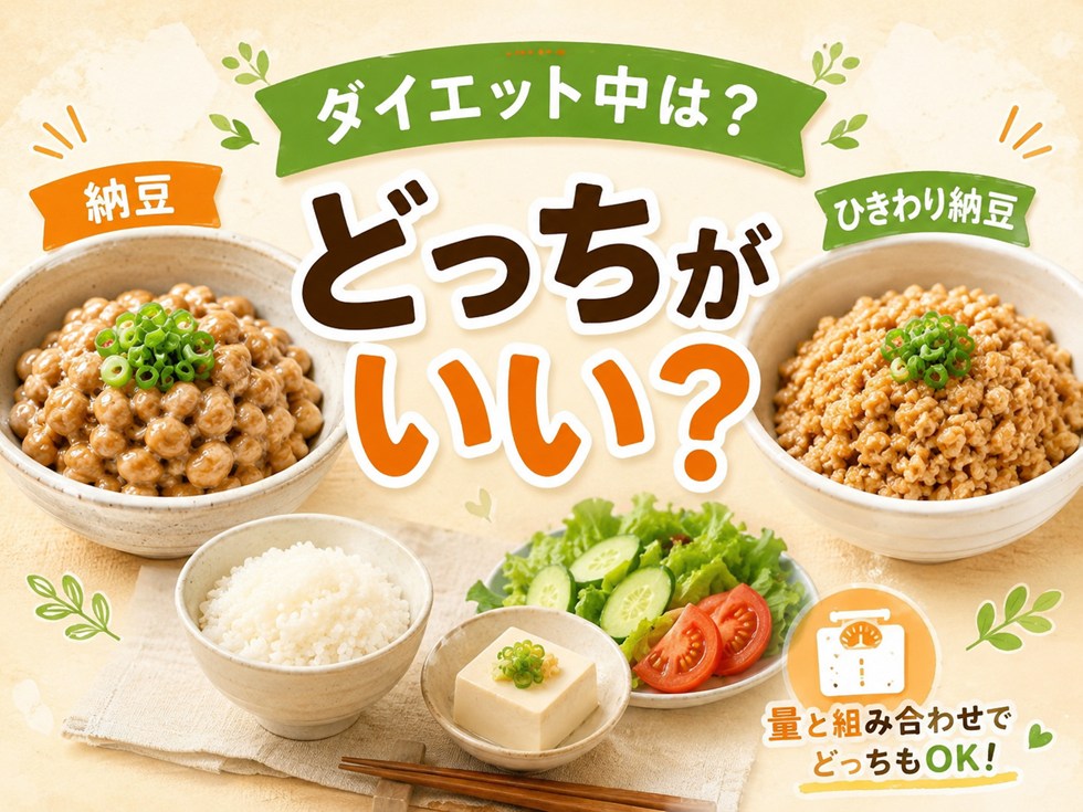 ダイエット中はどっちがいい?