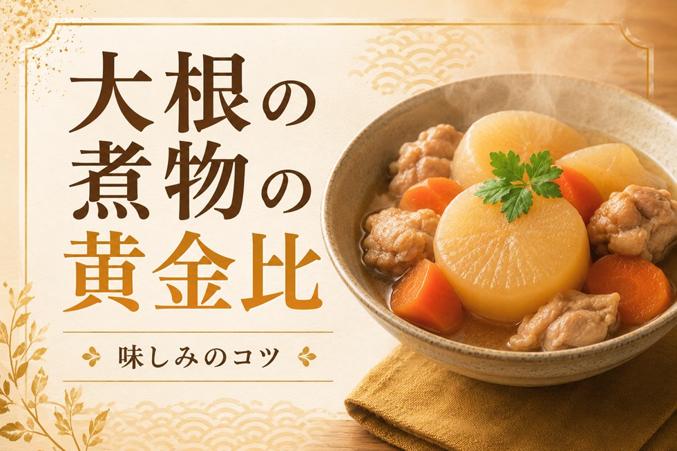 大根の煮物に合う黄金比