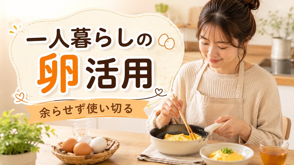 一人暮らしで余った卵を使い切るアイデア