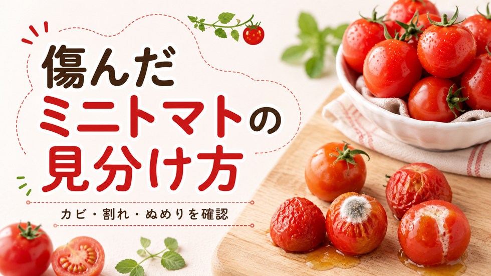 傷んだミニトマトの見分け方