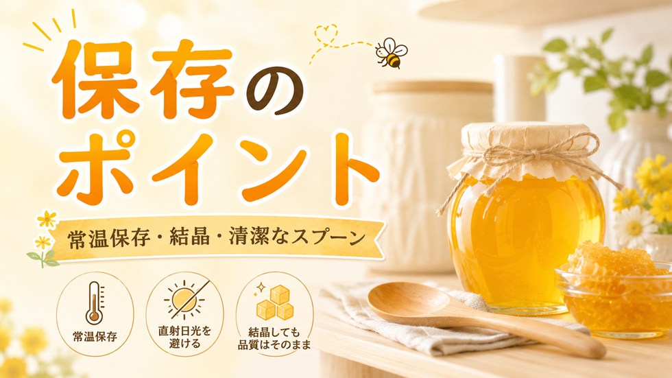 直射日光を避けて常温で保存する