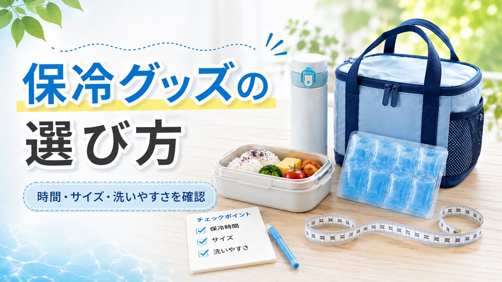保冷剤・保冷バッグ・保冷弁当箱の選び方
