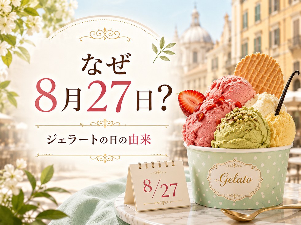 なぜ8月27日？ジェラートの日と『ローマの休日』の由来
